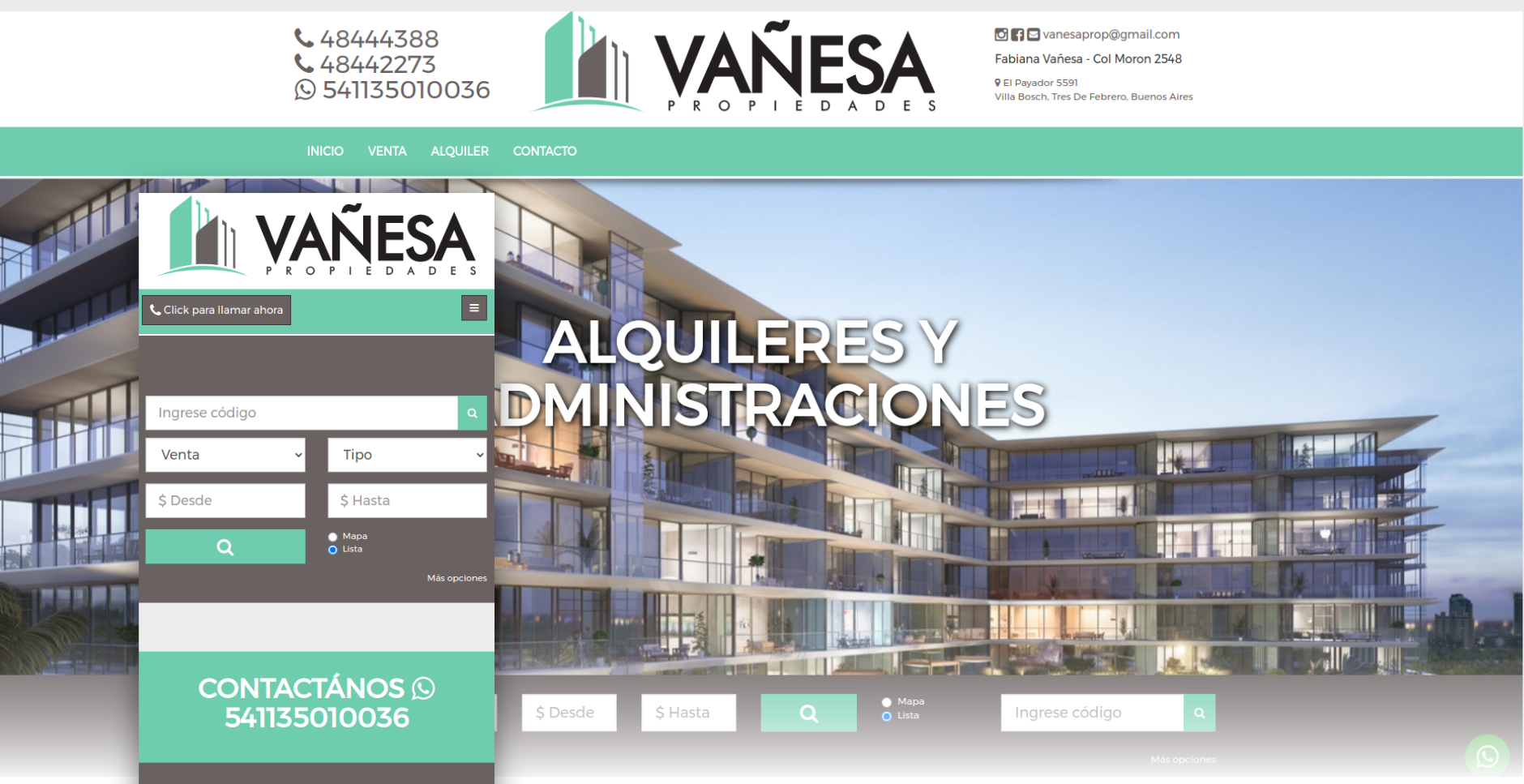diseño web inmobiliario
